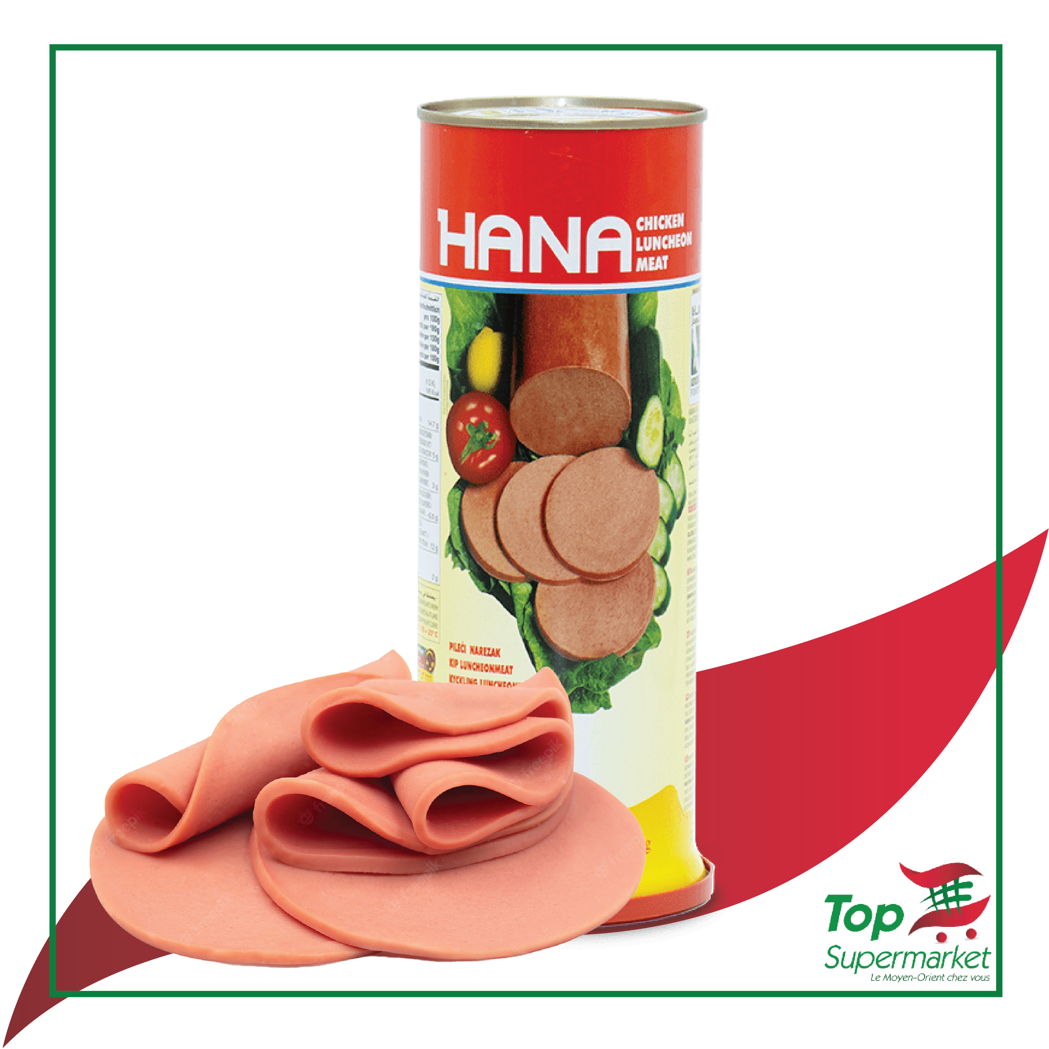 Hana mortadelle de poulet 830gr HALAL